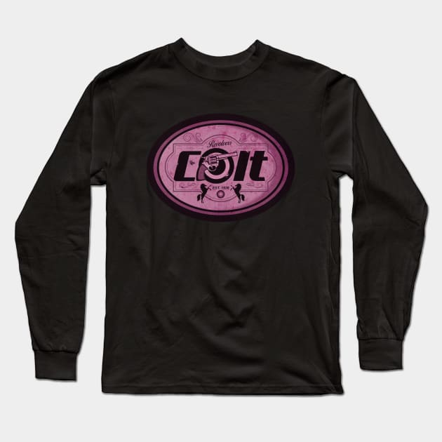 Firearms Company Purple Long Sleeve T-Shirt by CTShirts